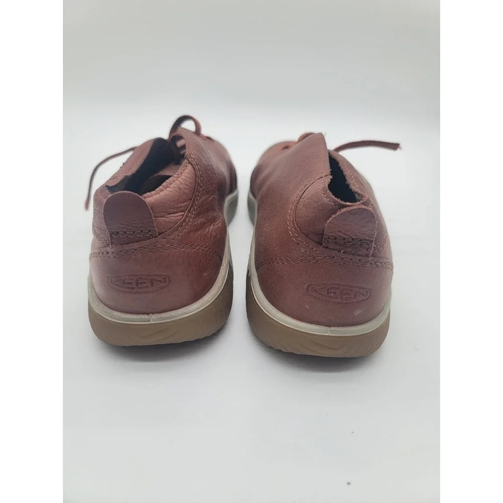KEEN KNX‎ Chukka Leather Shoes Mens 11 Brown Minimalist Comfort Casual